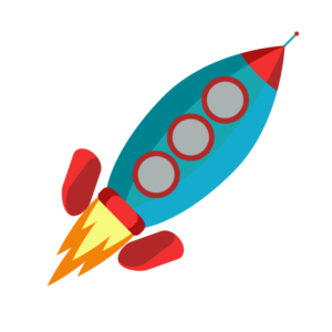 Colorful Rocket Vector
